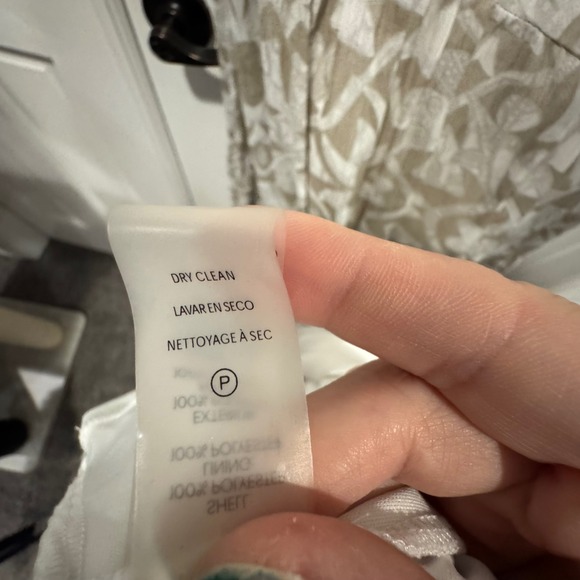 Calvin Klein Sleeveless Maxi Dress – Size 14 –‎ Neutral Pattern, Tiered Skirt - Picture 7 of 7